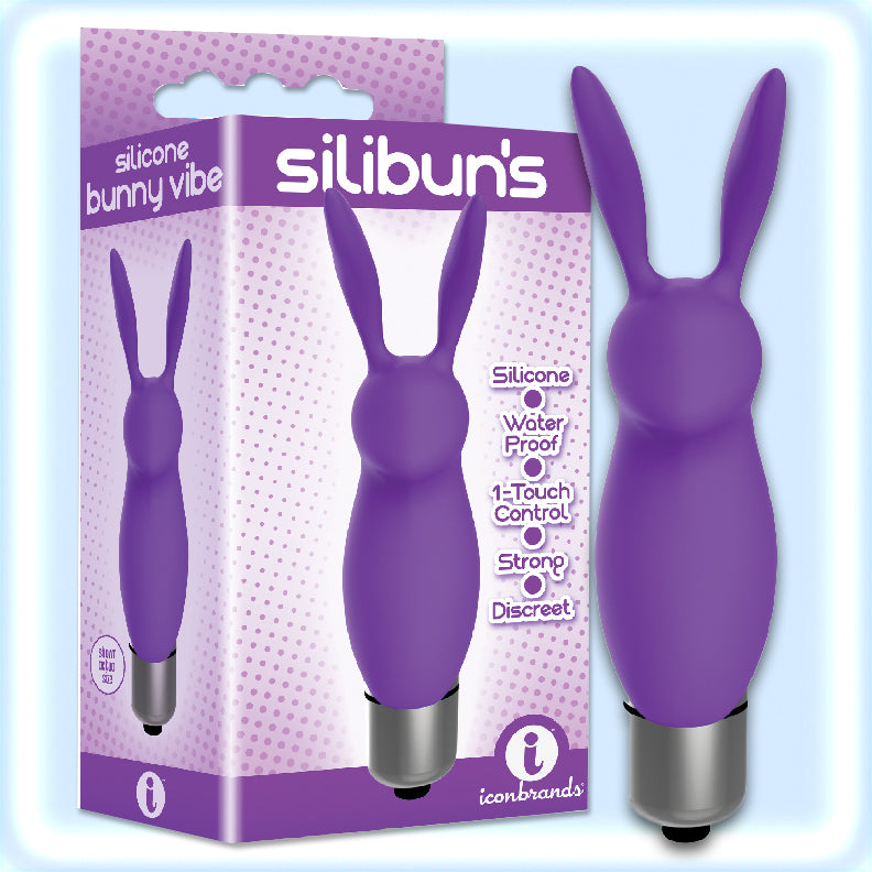 Silibun’s Silicone Bunny Bullet Vibe PURPLE #IC2639
