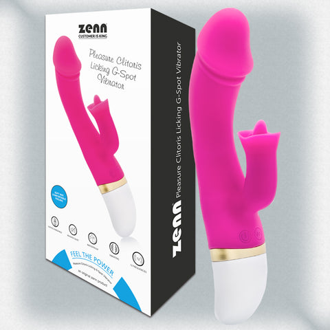 Pleasure Clitoris Licking G-Spot Vibrator #210037